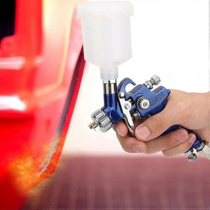 Multi-purpose Airbrush Set Car Spray Gun Oil Painting Pneumatic Gravity Airbrush European Type Connector(1.0mm)