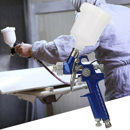 Multi-purpose Airbrush Set Car Spray Gun Oil Painting Pneumatic Gravity Airbrush European Type Connector(1.0mm)