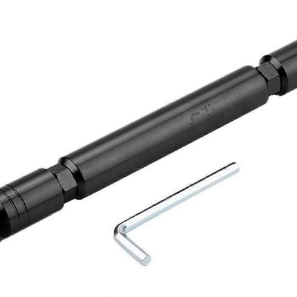 1Pcs Motorcycle Balance Bar Motorcycle Handlebar Big Car Modified Aluminum Alloy Motorcycle Balance Handlebar Cross Bar Motorcycle Accessories (Black)