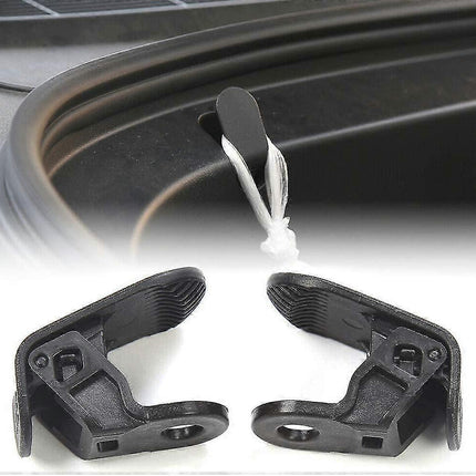 2 Pack Front Trunk Hook For Tesla Model 3 Black Wear-resistant Abs Car
