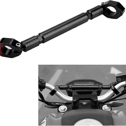 1 Piece Motorcycle Balance Bar Motorcycle Handlebar Big Car Modified Aluminum Alloy Motorcycle Balance Handlebar Cross Bar Motorcycle Accessories (Sil