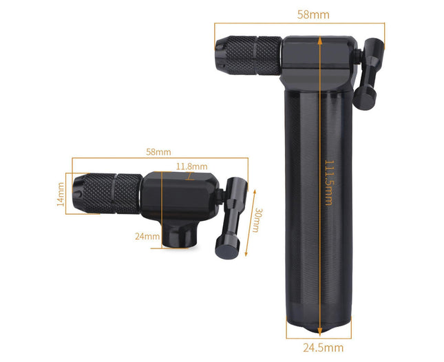 1 Set Mini Pump Nozzle Good Sealing Knob Switch CO2 High Pressure Quick Inflation Rust Resistant Pump – product detail
