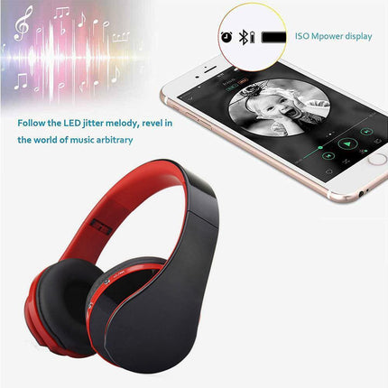Bluetooth Headphones Wireless,Over Ear Headset with Microphone