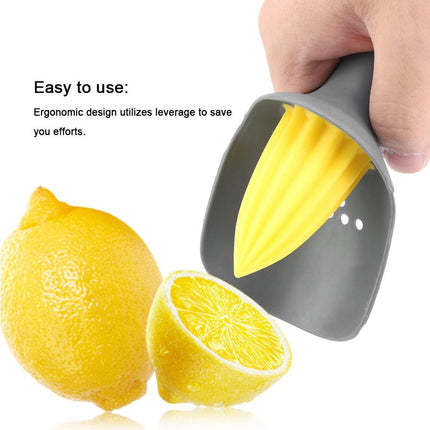 Ergonomic Manual Mini Lemon Squeezer for Lime & Orange (Black)