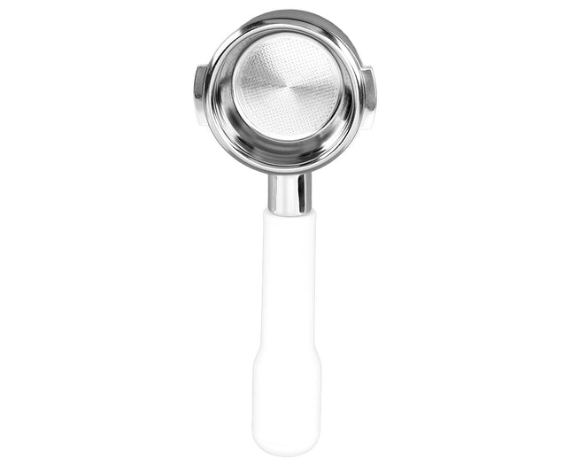 Coffee Portafilter 58mm E61 Single Layer Filter Bottomless Handheld Portafilter for Home Coffee Shop White