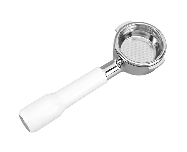 Coffee Portafilter 58mm E61 Single Layer Filter Bottomless Handheld Portafilter for Home Coffee Shop White – product detail