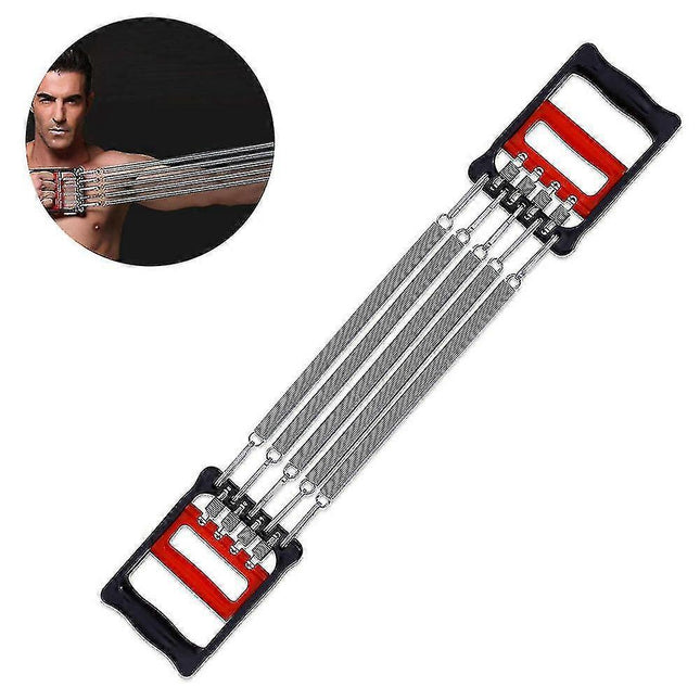 Chest Expander Dual Purpose 5 Springs Arm Exercise Equipment For Men V1263-JX-3021