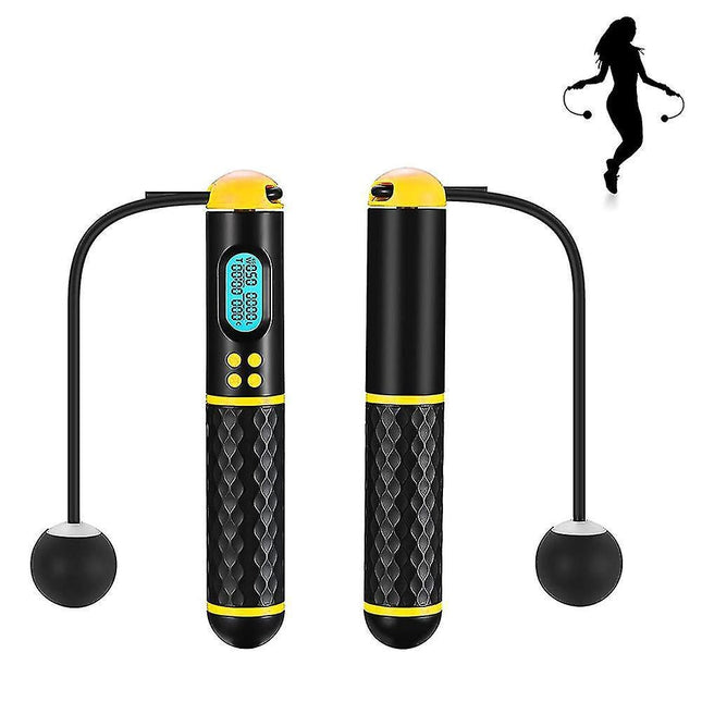 Jump Rope Digital Weighted Ropeless Skipping Rope Adjustable Cordless Jumping Rope For Home Fitness – product detail