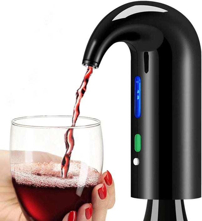 Wine Aerator Electric Wine Decanter One Touch V1263-JX-3030 in Black / White / Red