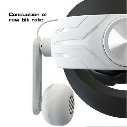 Type A Wired Earphones for Meta Quest 2/3 VR Headset Accessories 3.5mm Headphone with Stretchable