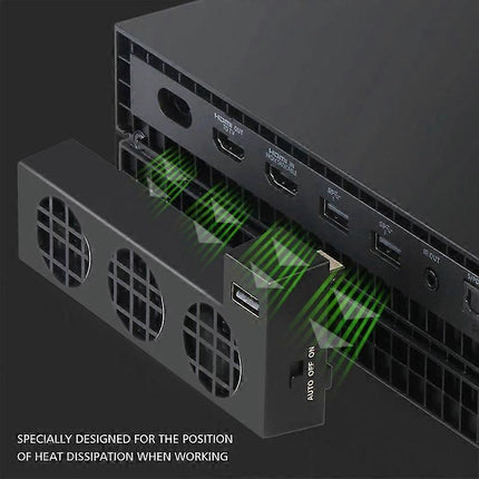 Type A DOBE TYX-1769 For Xbox One X Cooling Fan Game Console Rear Radiator Temperature Control Fan