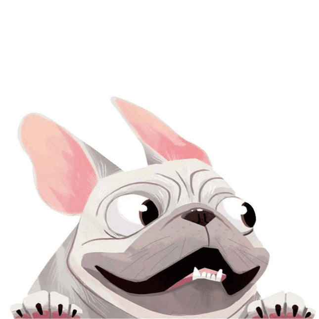 1pcs dog Car Sticker V1263-JX-3150