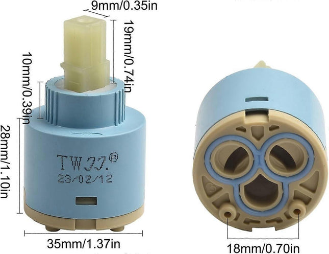 Faucet Cartridge Ceramic Faucet Cartridge Replacement Faucets Replacement Inner Cartridge for Kitchen – product detail