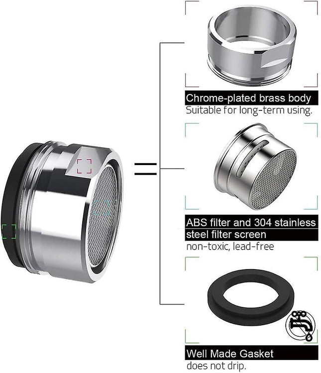 4 Pieces Faucet Filter Aerator Universal Water Saving Faucet Aerators For kitchen Sink Faucet or Bathroom – product detail