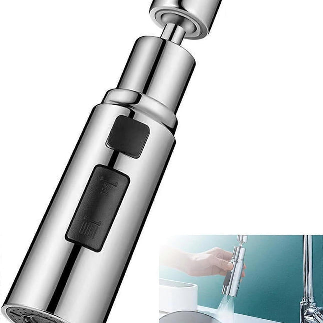 Kitchen Faucet Sprayer, Extendable Faucet Aerator, Nozzle Filter Head, 360 Swivel Faucet Aerator for Kitchen, 3 Modes Kitchen Faucet Head Replacem