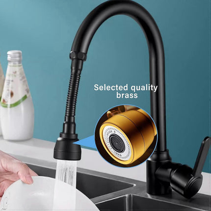 3 Modes 360 Swivel Faucet Extension, Swivel Faucet Aerators, Kitchen Sink Spray Head, Extension Faucet Adapter, Kitchen Faucet Nozzle, Brass Body