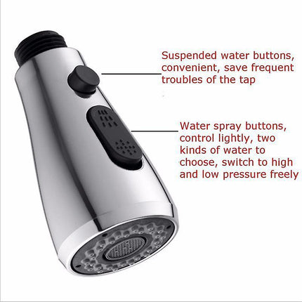Pull Out Sprayer Multifunction Kitchen Sink Faucet Sprayer Faucet Shower Water Faucet for Bathroom Wash Basin