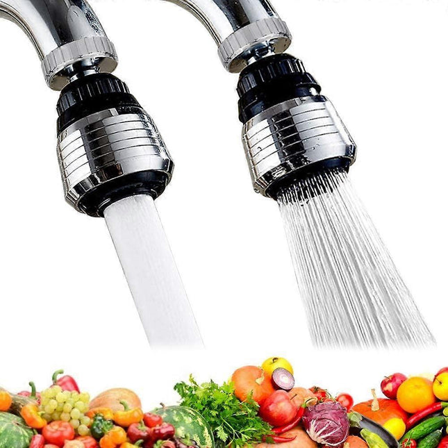 2 Pieces Kitchen Faucet Nozzle Faucet Aerator 360 Swivel Kitchen Faucet Head 2 Modes Kitchen