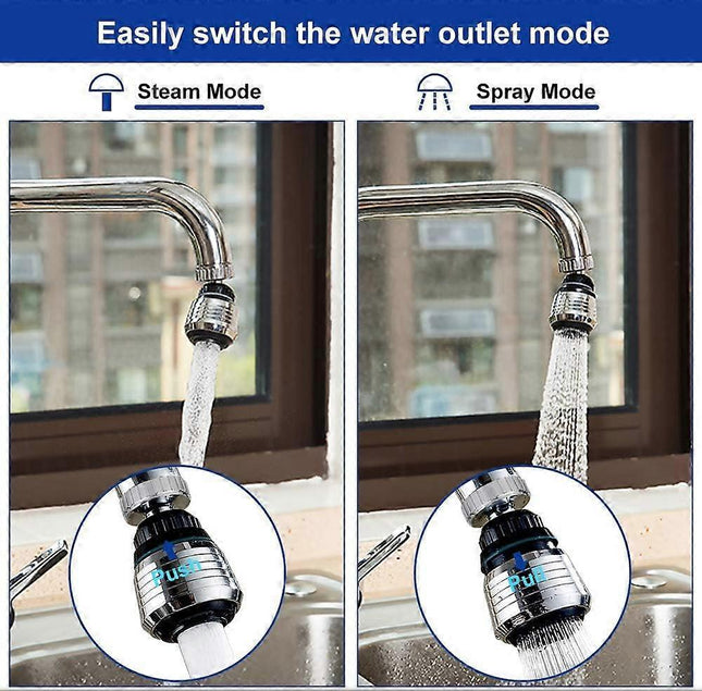 2 Pieces Kitchen Faucet Nozzle Faucet Aerator 360 Swivel Kitchen Faucet Head 2 Modes Kitchen – product detail