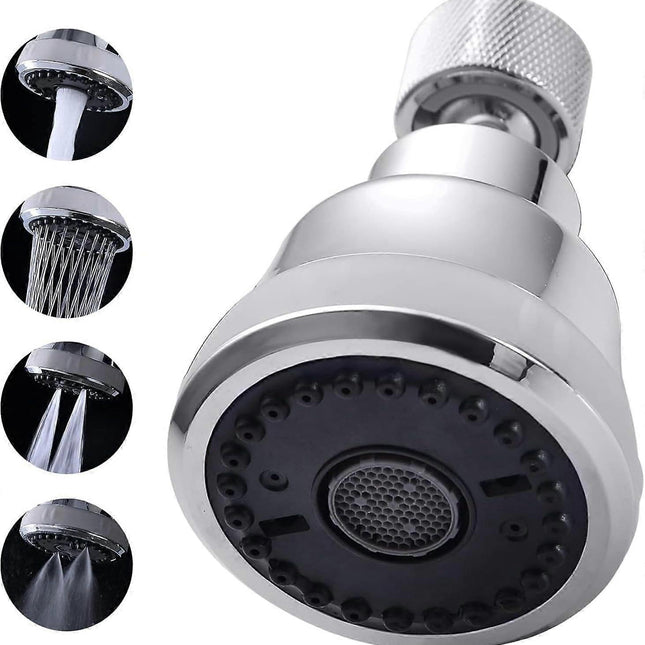 (Chrome)4 Spray Modes Faucet Aerator,360 Degree Faucet Sprayer Attachment,Big Angle Kitchen Faucet Aerator,Swivel Faucet Extender,Sink Sprayer Attachm