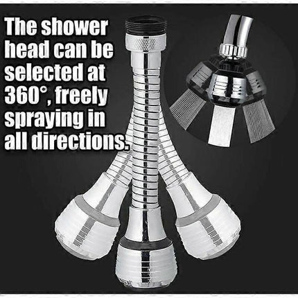 2 Piece Swivel Faucet, 360 Degree Swivel Kitchen Faucet, 2 Mode Adjustable Shower Head, Filter Sprayer, Kitchen Aerator, Kitchen Faucet, Faucet Extend
