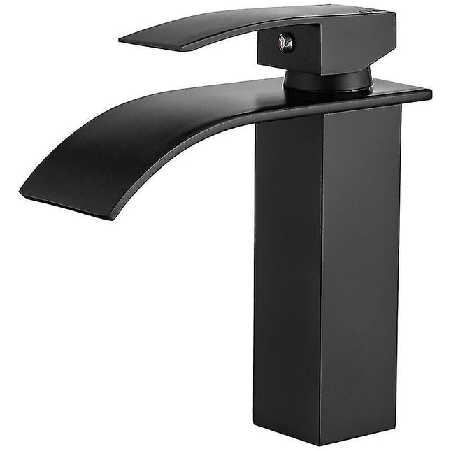 Bathroom Faucet Sink Faucet with Cold & Hot Water Available Modern Waterfall Design Sink Faucet Durable