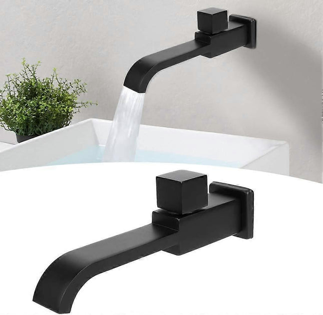 G1/2 Modern Brass Wall Mounted Faucets Bathroom Wall Mounted Faucet Single Hole Cold Water Faucet for