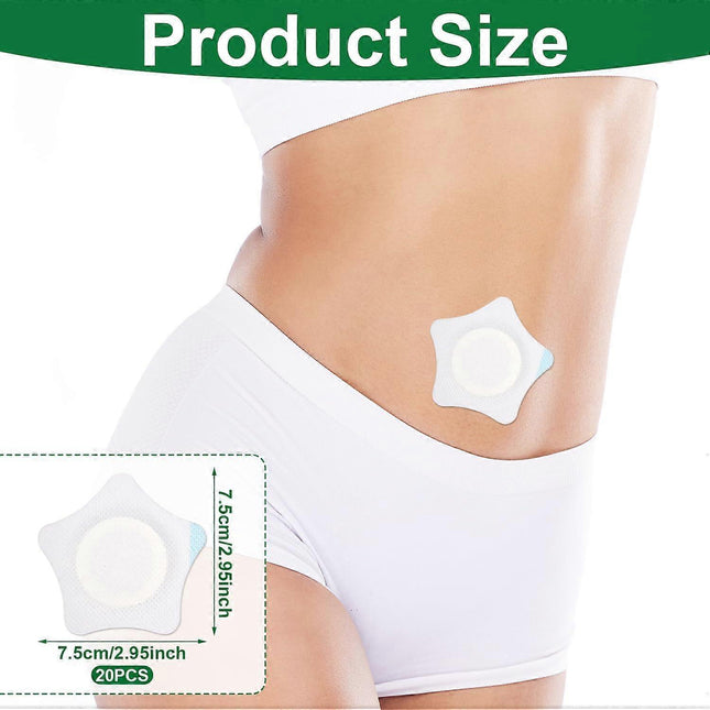 20pcs Castor Oil Pack Wrap for Belly Button Self-Adhesive Castor Oil Belly – product detail