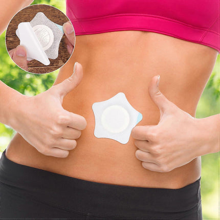 20pcs Castor Oil Pack Wrap for Belly Button, Self-Adhesive Castor Oil Belly