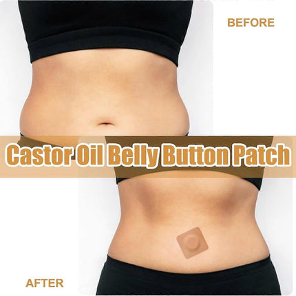 Castor Oil Belly Button Patch 20 Pieces Castor Oil Patches Castor Oil Patch