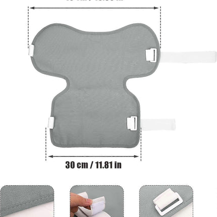 2Pcs Castor Oil Shoulder Pack, Adjustable Castor Oil Pack Wrap for Shoulder Reusable