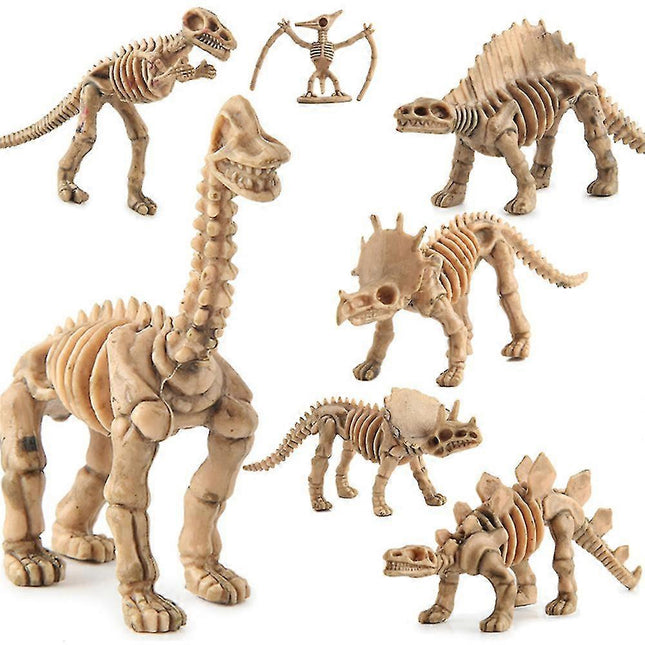 12pcs Dinosaur Fossil Skeleton Dinosaur Model Dinosaur Skeleton Toys V1263-JX-3299
