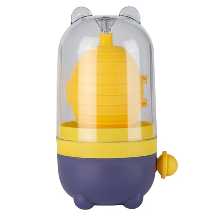Manual Egg Puller Convenient ABS Simple Operation Mix Yolk Egg Mixer Home Decor -Yellow