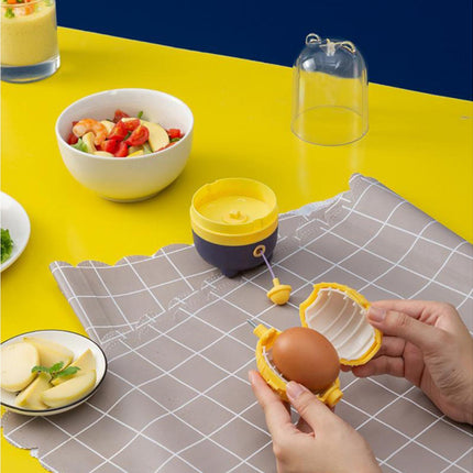Manual Egg Puller Convenient ABS Simple Operation Mix Yolk Egg Mixer Home Decor -Yellow