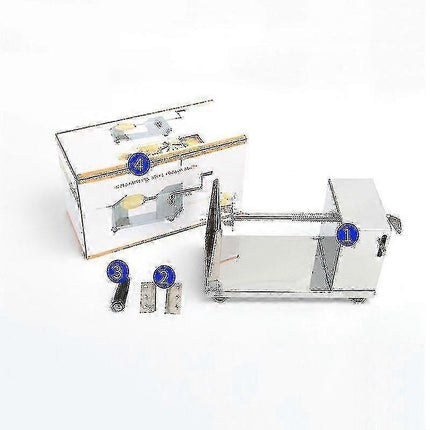 Stainless Steel Spiral Potato Slicer Cutter