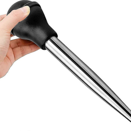 4pcs Stainless Steel Turkey Baster Syringe for Cooking