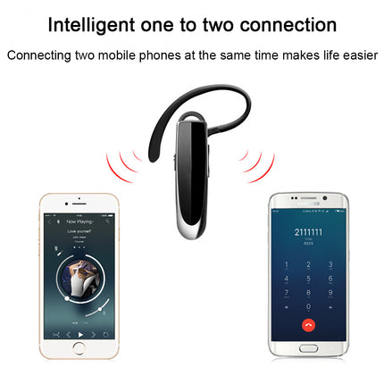 Bluetooth Earpiece - Wireless Handsfree - Noise Cancelling Driving Headset with 24 Hrs Battery