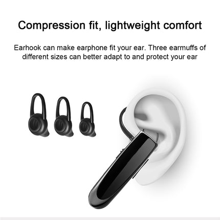 Bluetooth Earpiece - Wireless Handsfree - Noise Cancelling Driving Headset with 24 Hrs Battery