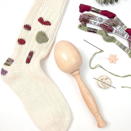 Egg-Shaped Sewing Kit - Knitting & Embroidery Hand Tools for Patchwork Craft