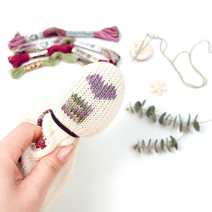 Egg-Shaped Sewing Kit - Knitting & Embroidery Hand Tools for Patchwork Craft