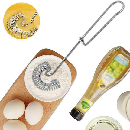 Magic Spiral Whisk Set - Stainless Steel Mixing and Whipping Tools (2pcs)