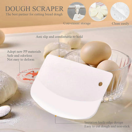 Dough Whisk Set of 3 - Handcrafted Dough Mixing Tools