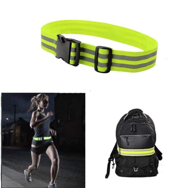 Adjustable Reflective Belt Portable Running Reflective Gear with Security Tape V1263-JX-3822