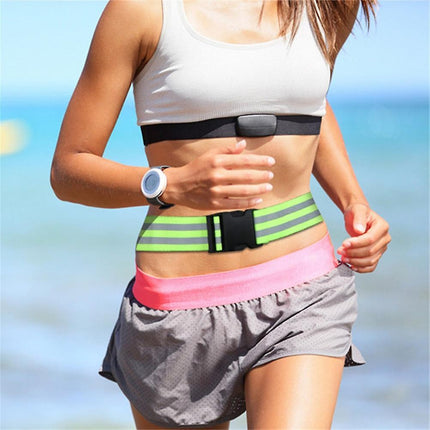 Adjustable Reflective Belt, Portable Running Reflective Gear with Security Tape