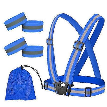 2 Set Reflective Vest for Night Running, Outdoor High Visibility security Vest Gear