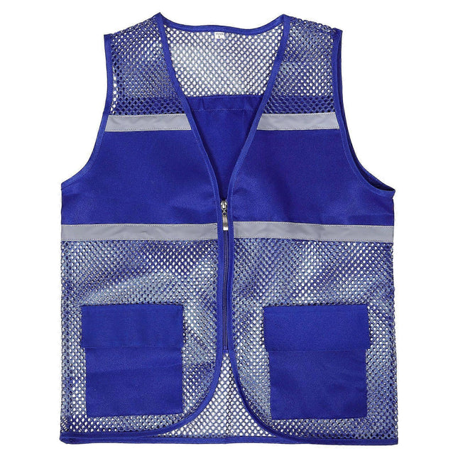 Reflective Mesh Vest Breathable High Visibility Gear for Workers & Volunteers