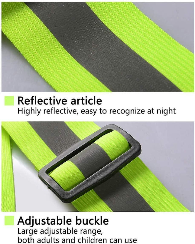 Reflective security Vest Adjustable Reflector Gear Strap for Running and Cycling – product detail