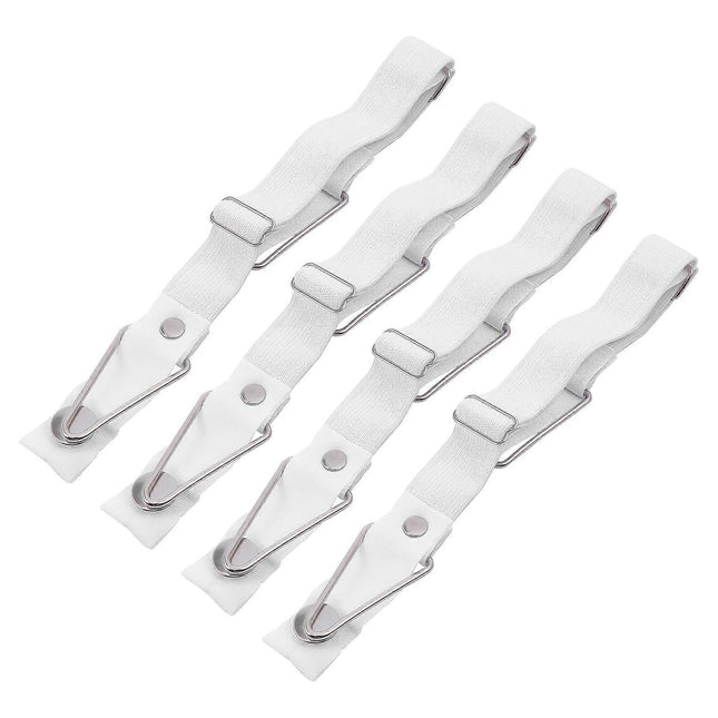 4PCS Adjustable Bed Sheet Holder Clips Corner Fasteners and Grippers for Fitted Sheets V1263-JX-3894