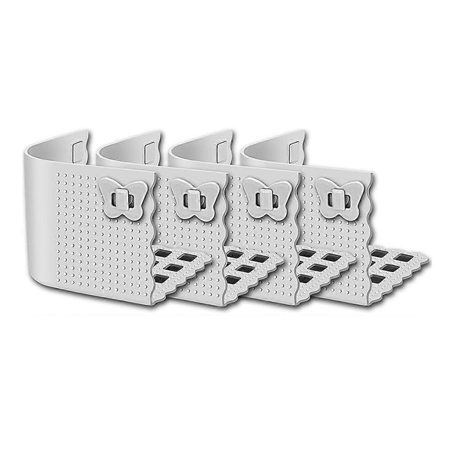 Bed Sheet Holder Clips for Thin Sheets Grey Secure Fit Fasteners V1263-JX-3898