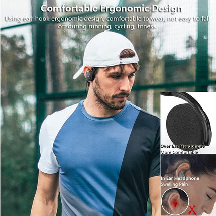 Wireless Sports Bluetooth Earphones,Foldable Lightweight Headphones